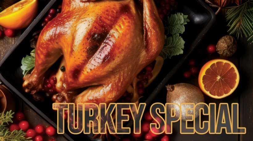 2 Course Turkey Special